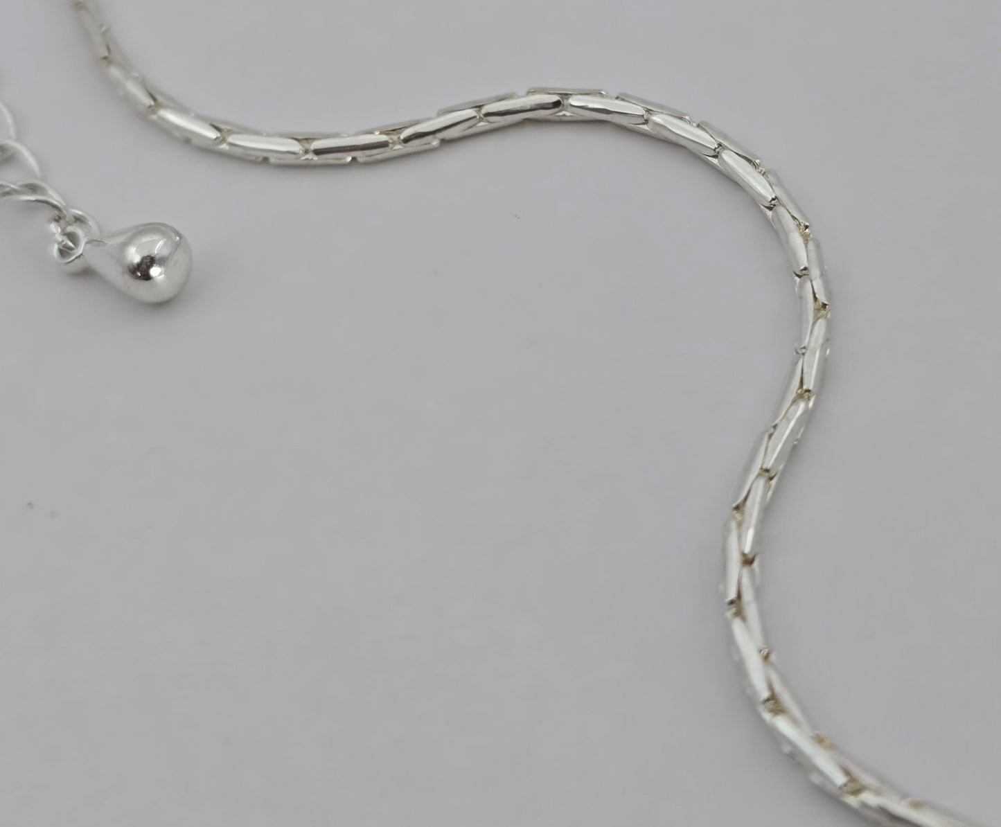 SILVER CHAIN/ROSE GOLD SOLID LOGO HEART NECKLACE*