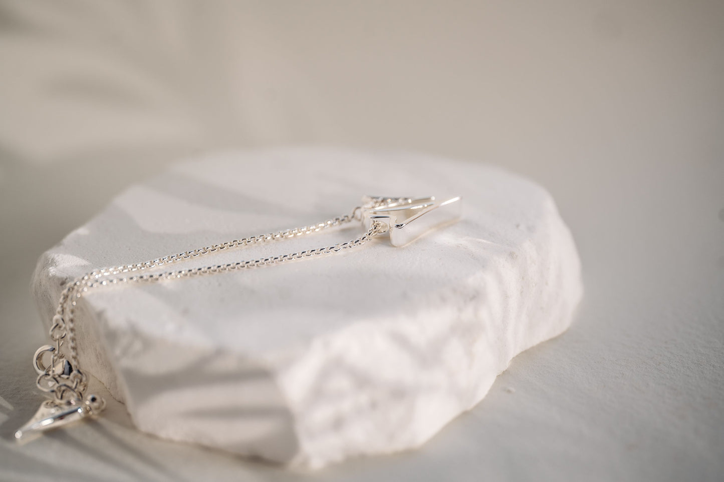 SILVER DOUBLE HEART BRACELET *