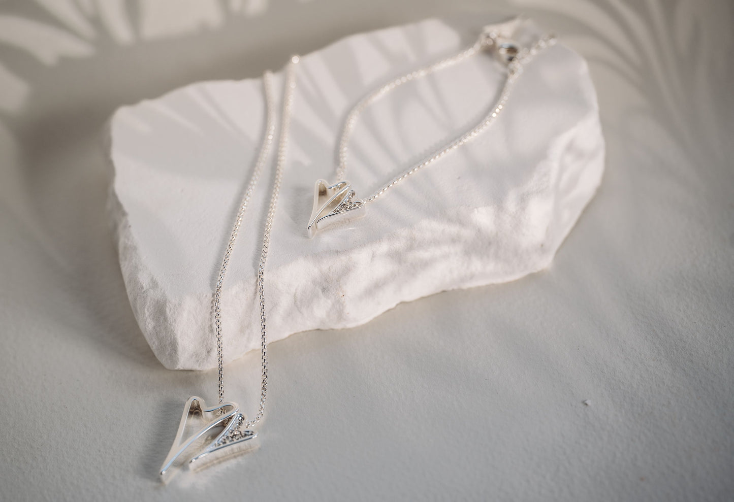 SILVER DOUBLE HEART BRACELET *