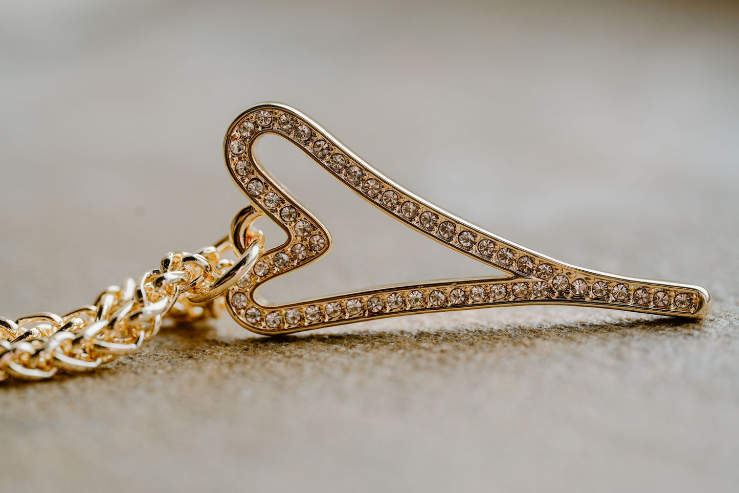 YELLOW GOLD LONG 70CM NECKLACE *