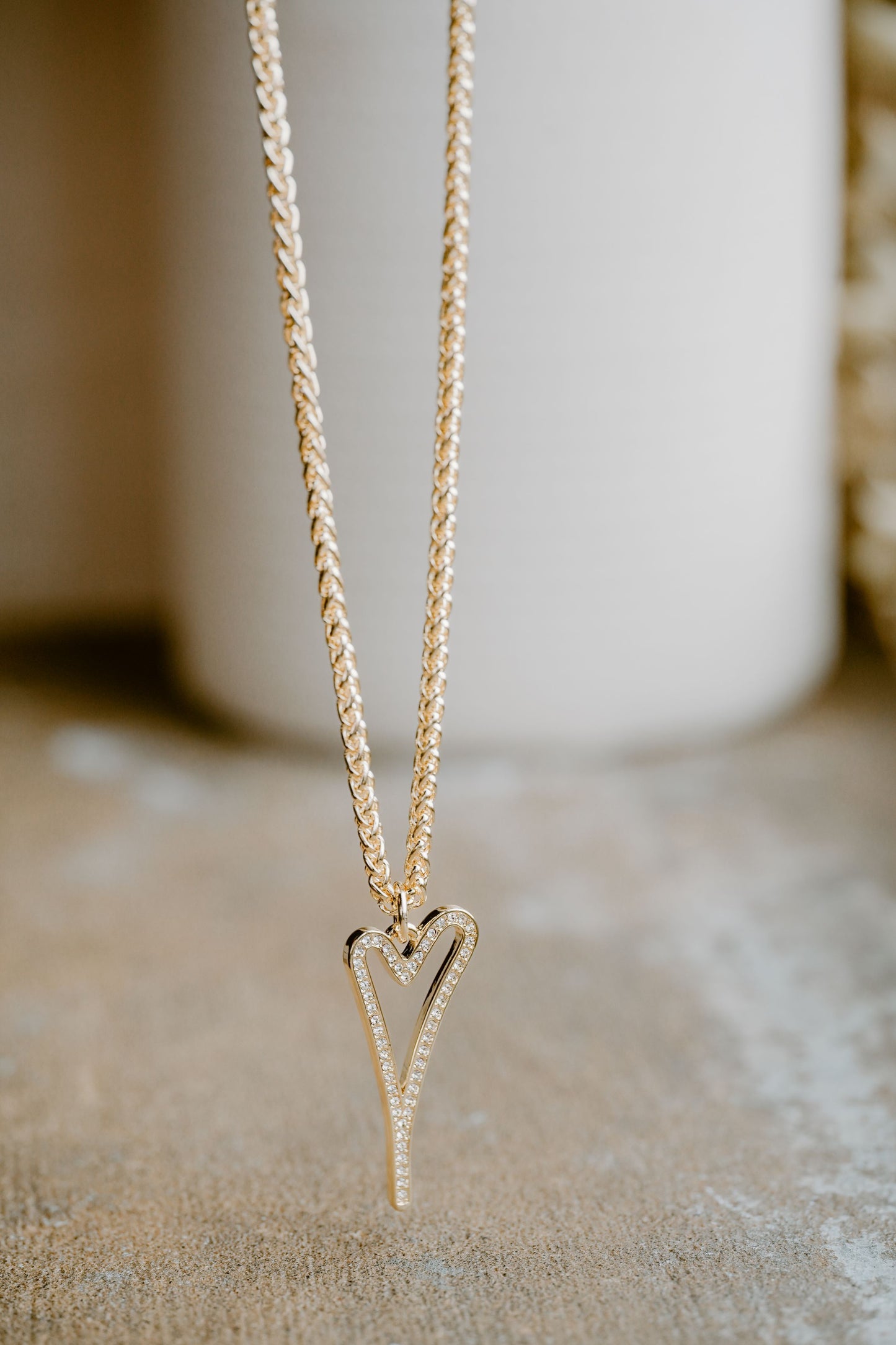 YELLOW GOLD LONG 70CM NECKLACE *