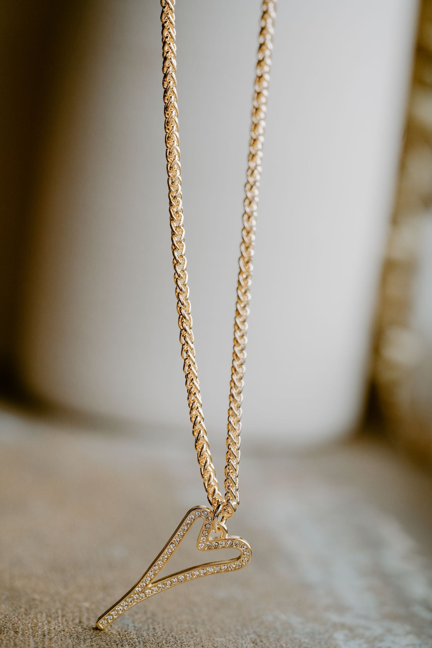 YELLOW GOLD LONG 70CM NECKLACE *