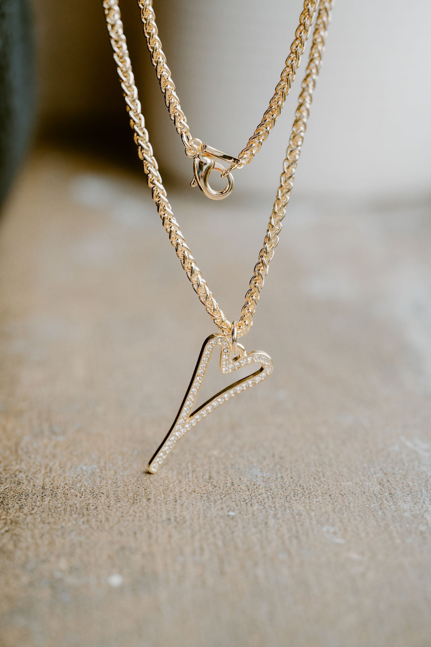 YELLOW GOLD LONG 70CM NECKLACE *