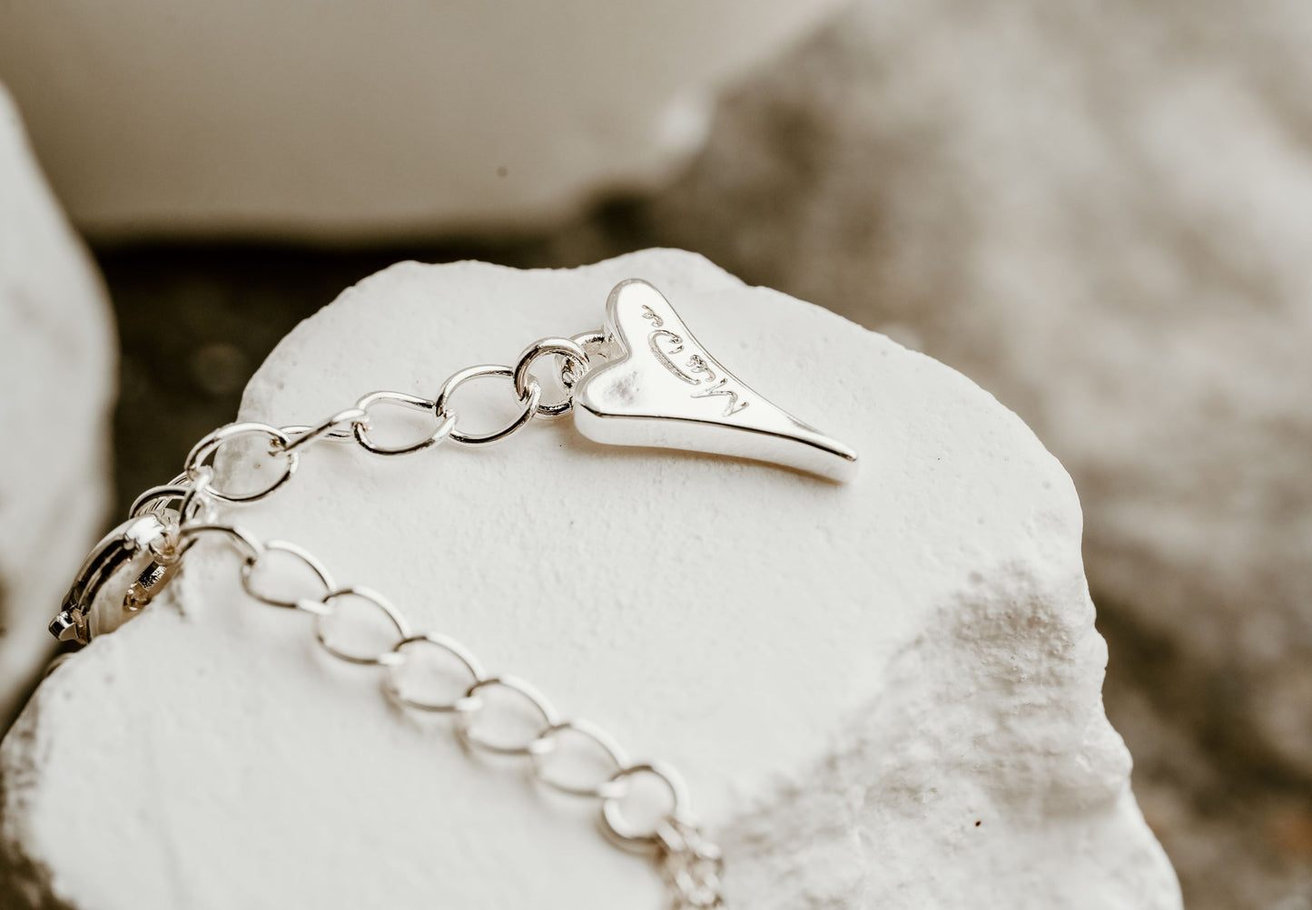 SILVER DOUBLE CHAIN BRACELET *