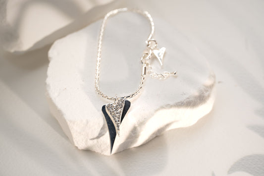SILVER DOUBLE HEART BRACELET*