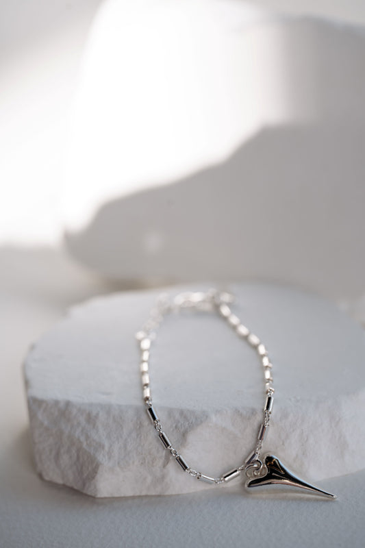 SILVER/YELLOW GOLD BRACELET*