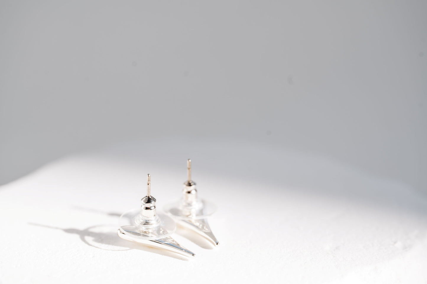 SILVER/YELLOW GOLD EARRINGS*