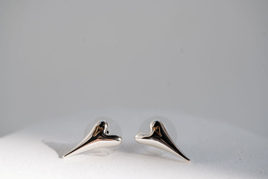 SILVER/YELLOW GOLD EARRINGS*