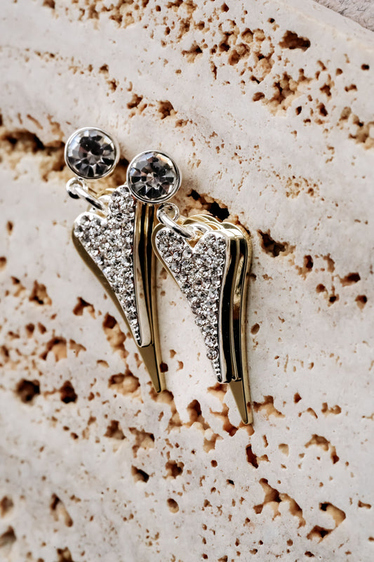NEW!!!!! YELLOW GOLD/SILVER EARRINGS *
