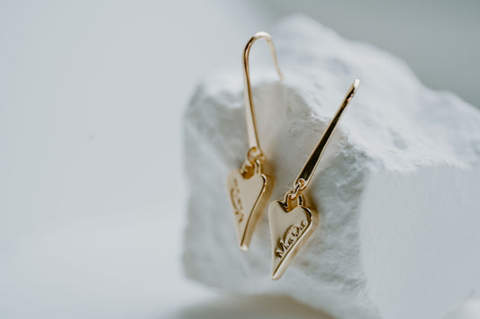 NEW!!!YELLOW GOLD EARRINGS *