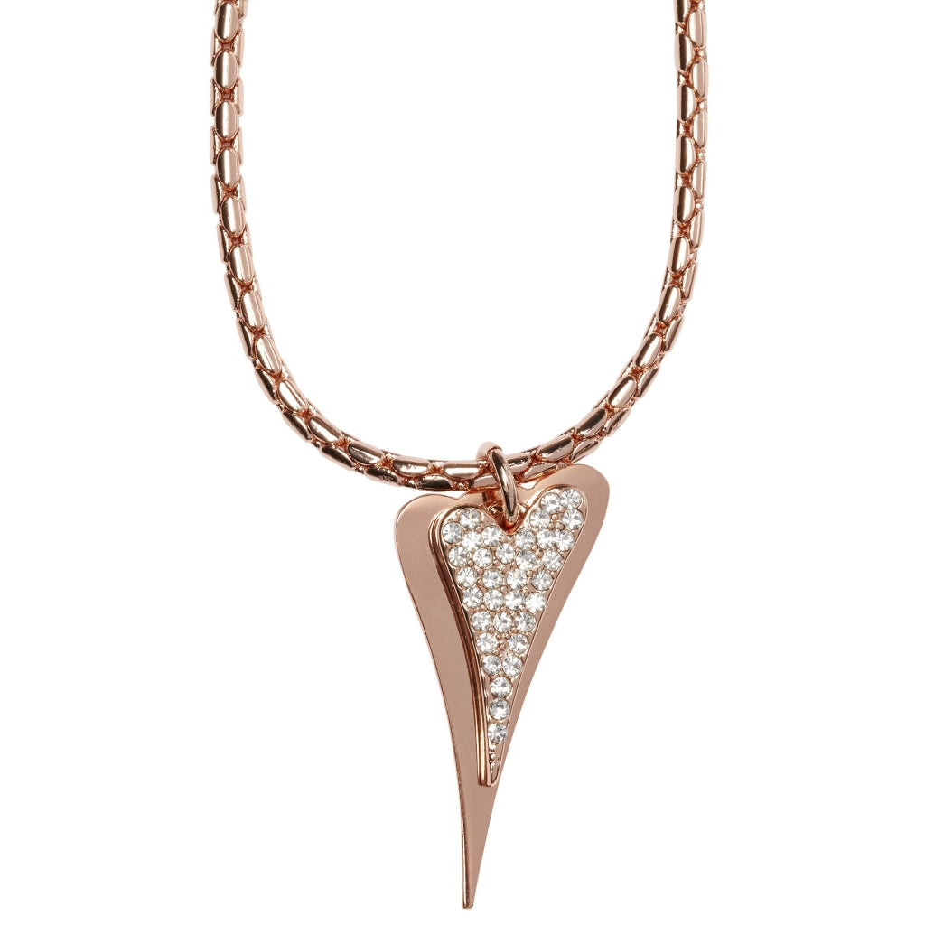ROSE GOLD DOUBLE HEART BRACELET*